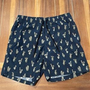 Cactus print Mens swim suit